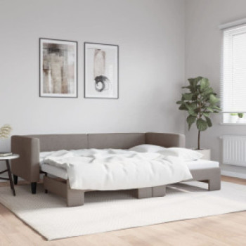 Bútor Győr Sopron bútor webáruház Tópszínű kihúzható szövet heverő 80 x 200 cm