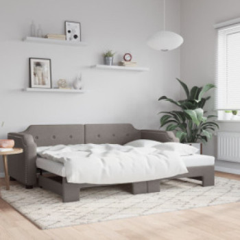 Bútor Győr Sopron bútor webáruház Tópszínű kihúzható szövet heverő 80 x 200 cm