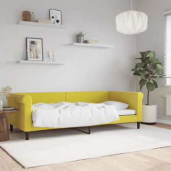 Bútor Győr Sopron bútor webáruház Sárga bársony kanapéágy 90 x 200 cm