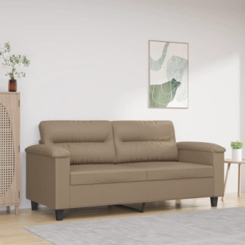 Bútor Győr Sopron bútor webáruház 2 személyes cappuccino színű műbőr kanapé 140 cm