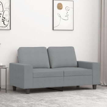 Bútor Győr Sopron bútor webáruház Kétszemélyes világosszürke szövetkanapé 120 cm