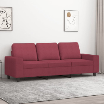 Bútor Győr Sopron bútor webáruház 3 személyes bordó szövet kanapé 180 cm
