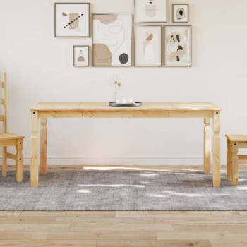 Bútor Győr Sopron bútor webáruház Corona tömör fenyőfa ebédlőasztal 180 x 90 x 75 cm