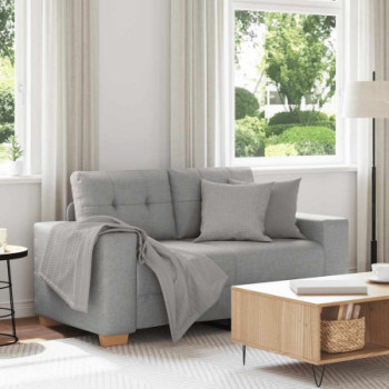 Bútor Győr Sopron bútor webáruház Felhőszürke szövet loveseat kanapé 120 cm