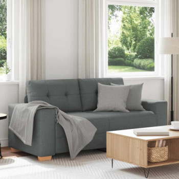 Bútor Győr Sopron bútor webáruház Sötétszürke szövet loveseat kanapé 140 cm