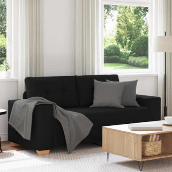 Bútor Győr Sopron bútor webáruház Fekete szövet loveseat kanapé 140 cm