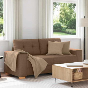 Bútor Győr Sopron bútor webáruház Barna szövet loveseat kanapé 140 cm