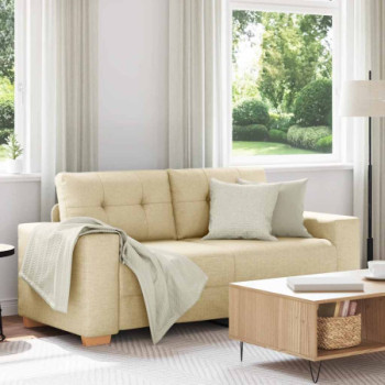 Bútor Győr Sopron bútor webáruház Krém szövet loveseat kanapé 140 cm