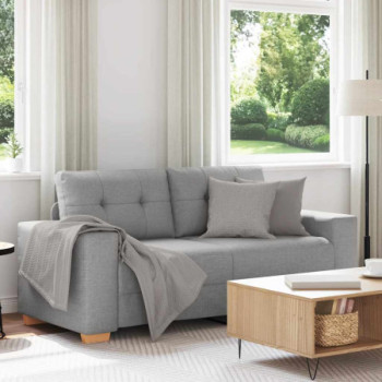 Bútor Győr Sopron bútor webáruház Felhőszürke szövet loveseat kanapé 140 cm