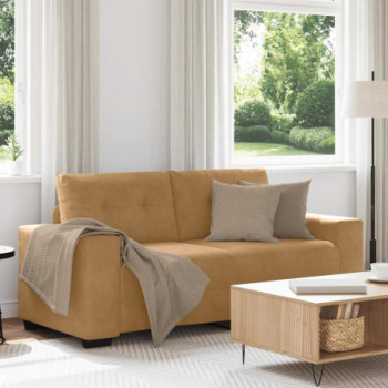 Bútor Győr Sopron bútor webáruház Barna bársony loveseat kanapé 140 cm