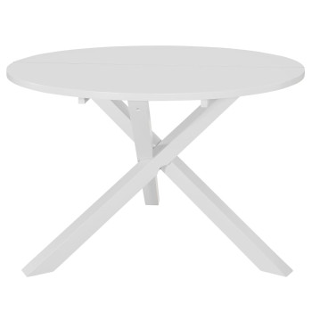 Bútor Győr Sopron bútor webáruház Fehér mdf étkezőasztal 120 x 75 cm
