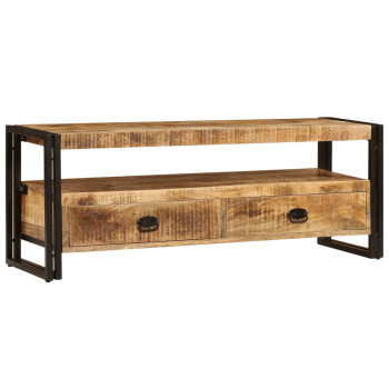 Bútor Győr Sopron bútor webáruház Tömör mangófa tv-szekrény 120 x 35 x 45 cm